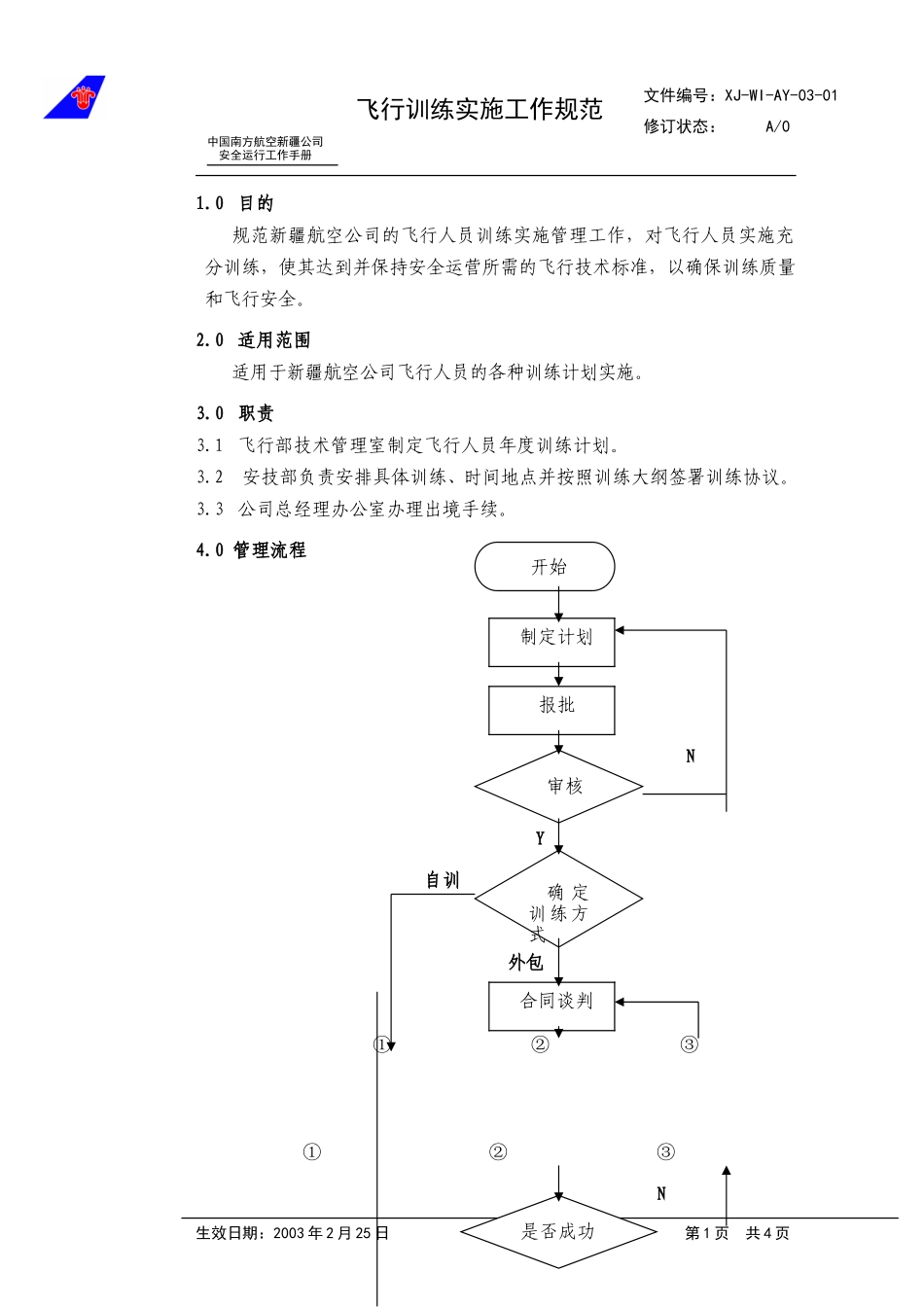 01飞行训练实施工作规范.doc_第1页