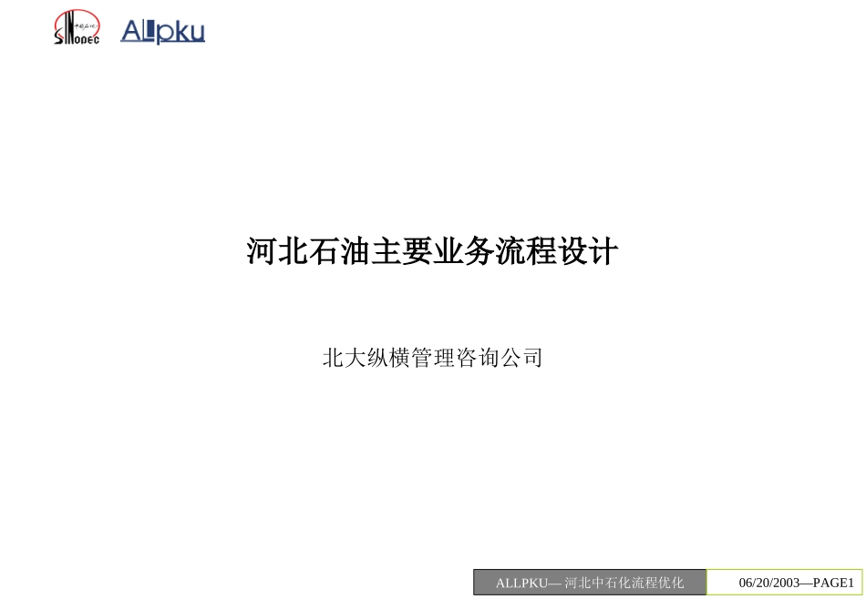 河北石油主要业务流程设计.ppt_第1页