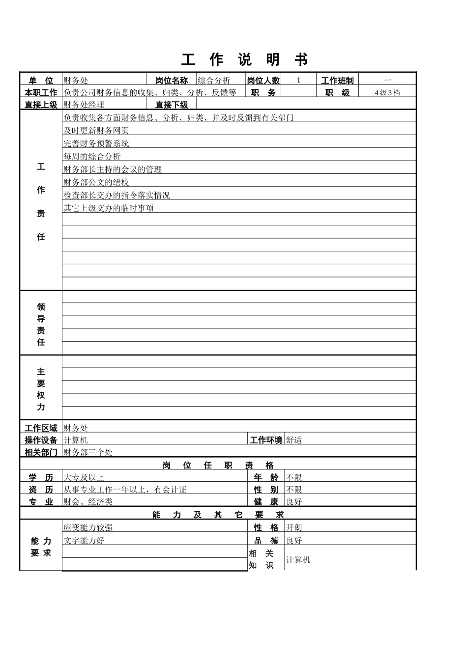 财务处工作说明书.doc_第2页