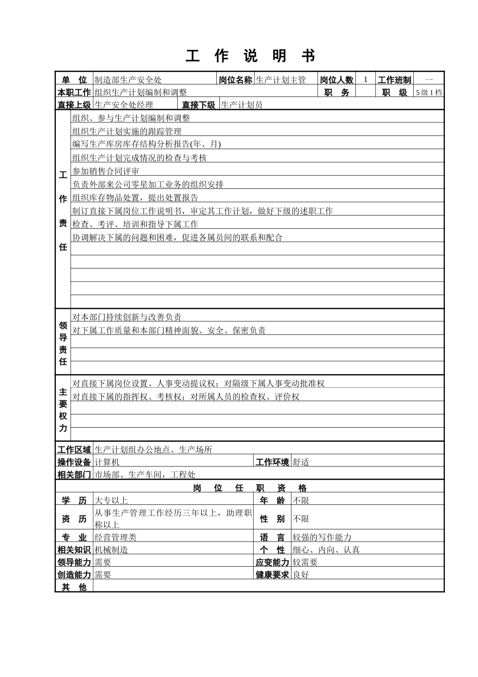 生产安全处工作说明书.doc_第2页