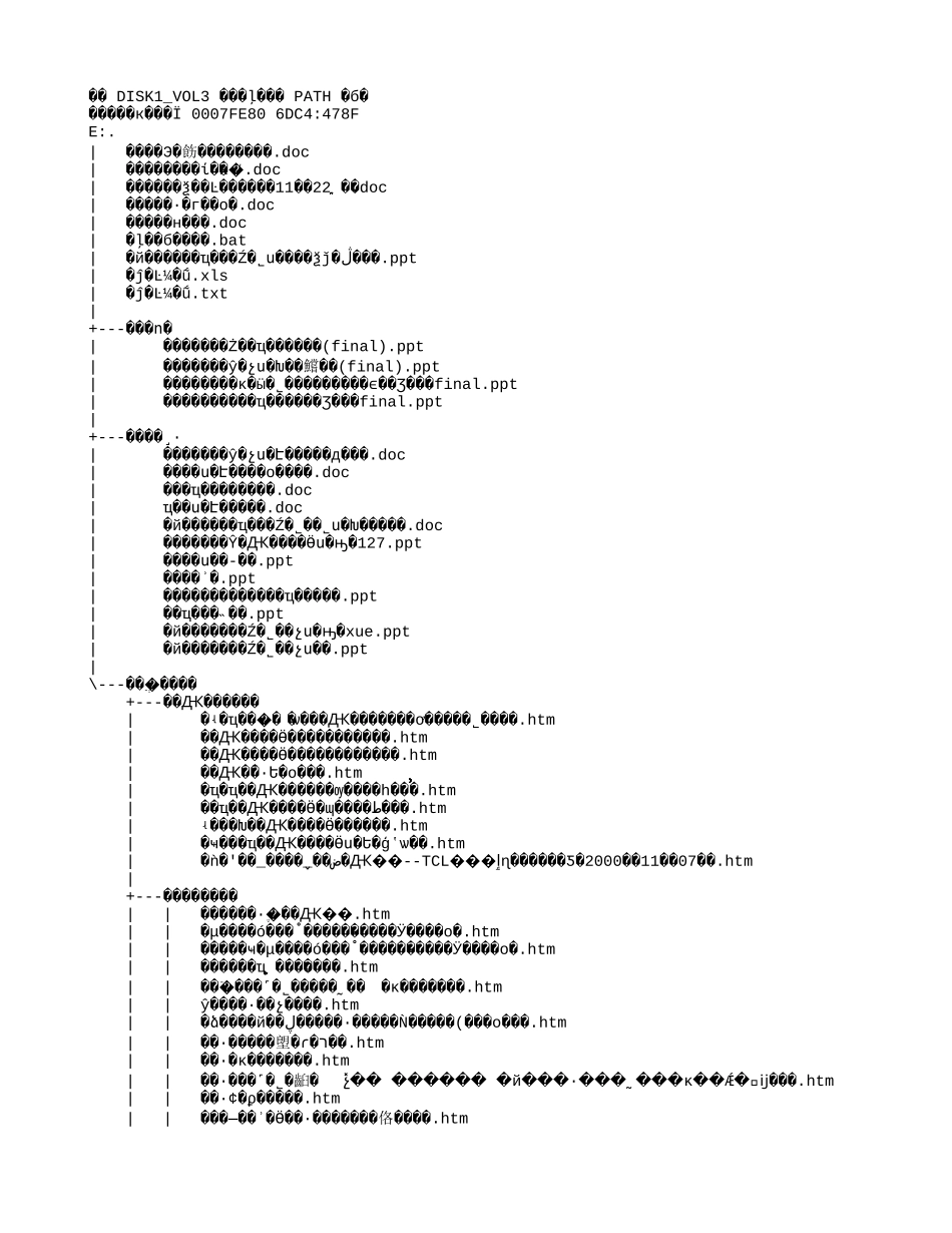 文档目录结构.txt_第1页