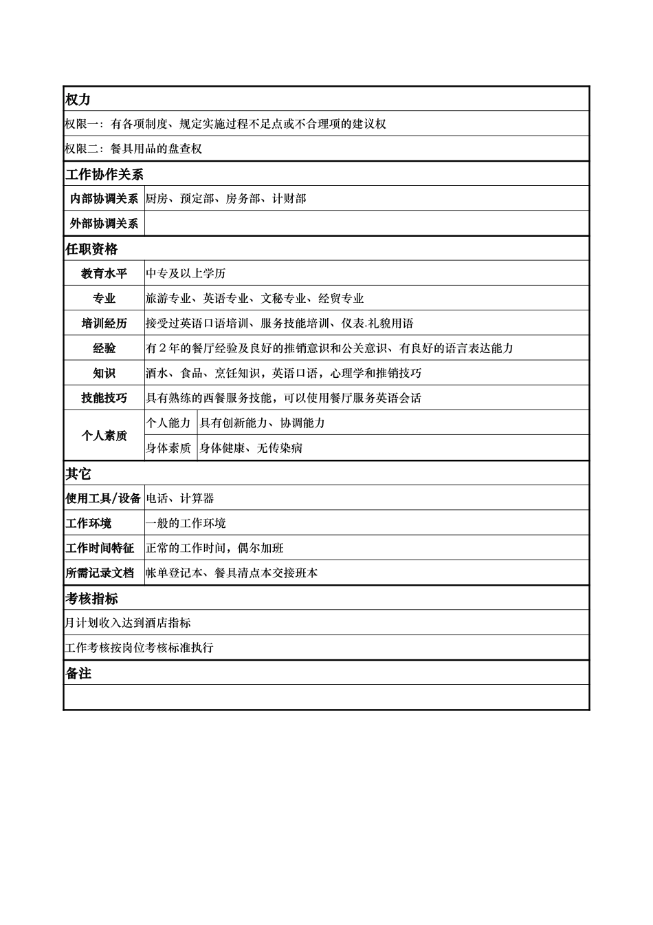 西餐服务员.doc_第2页