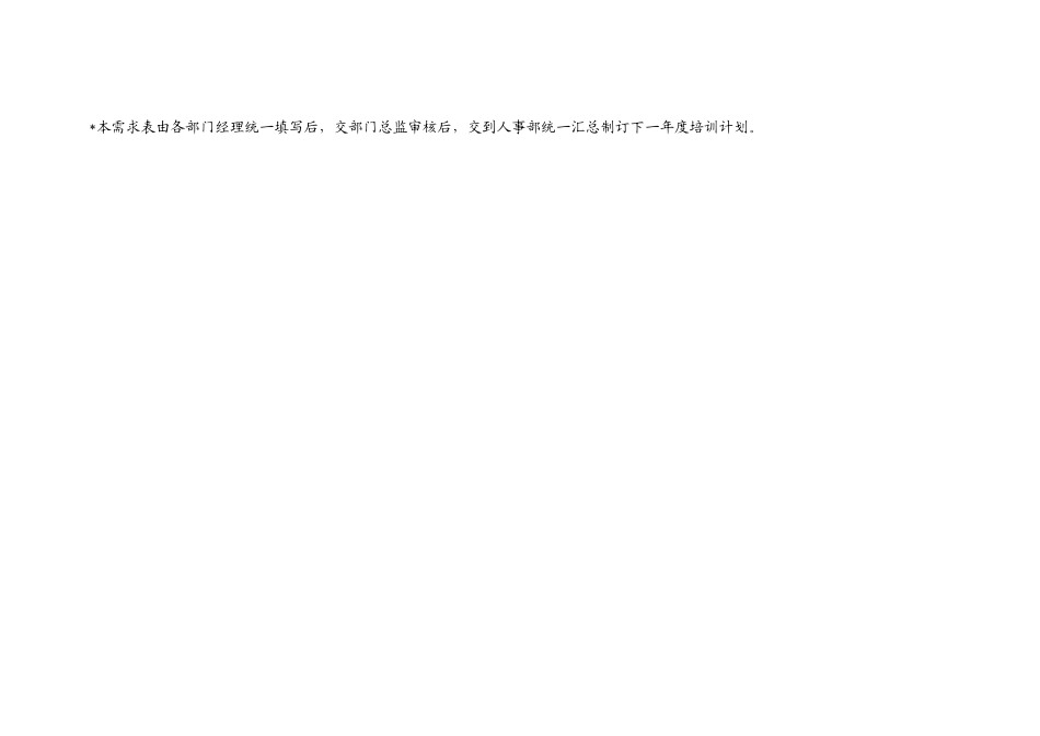 在职人员培训需求表.doc_第2页