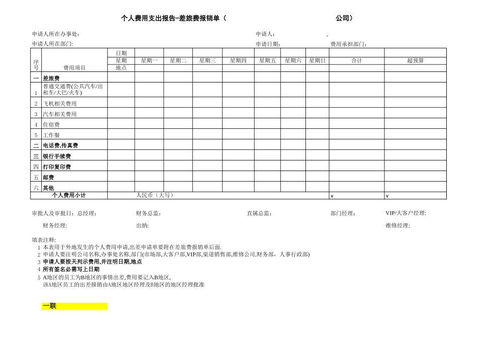 报销管理表格.xls_第3页
