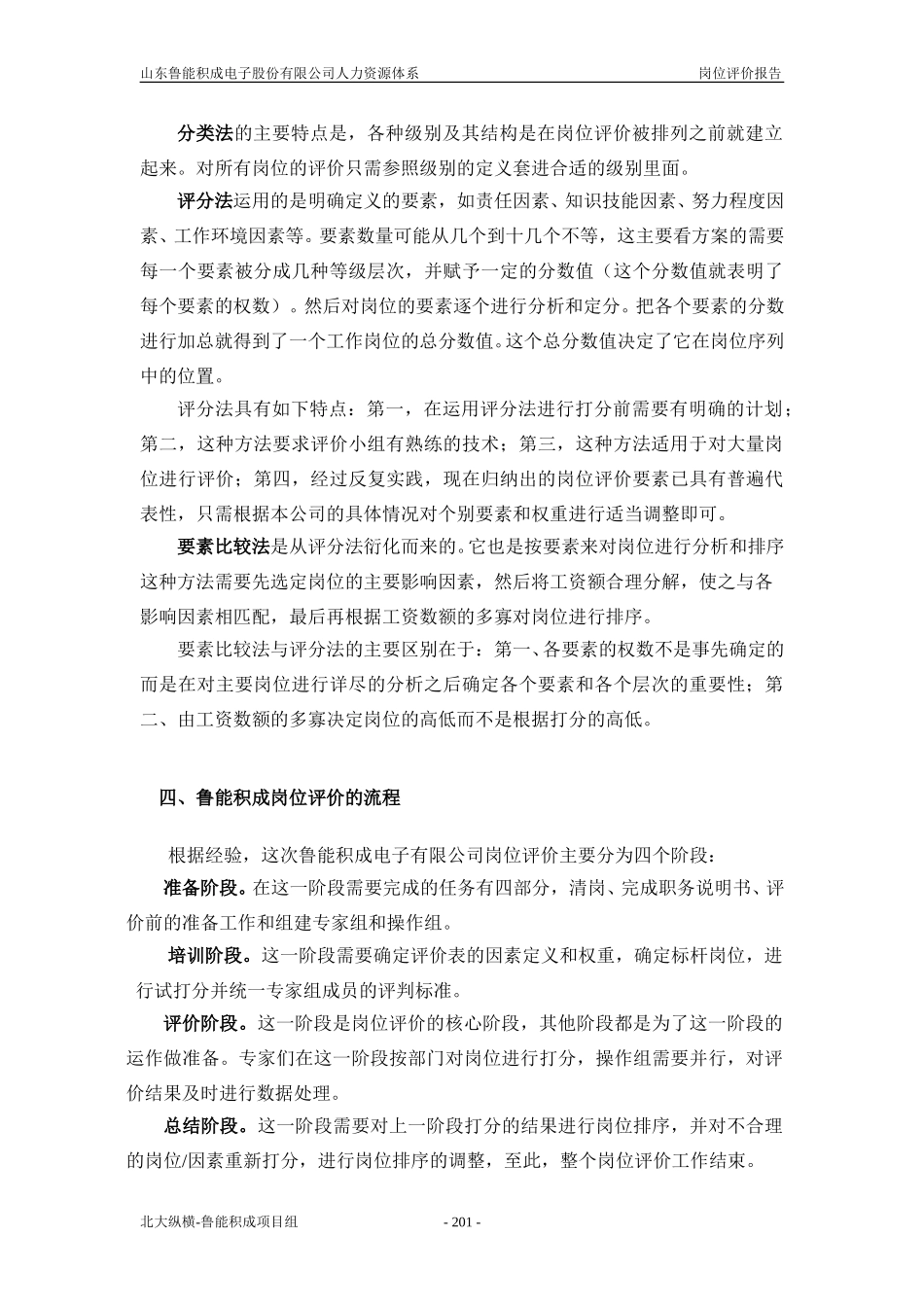 报告八：山东鲁能积成电子股份有限公司岗位评价报告.doc_第3页