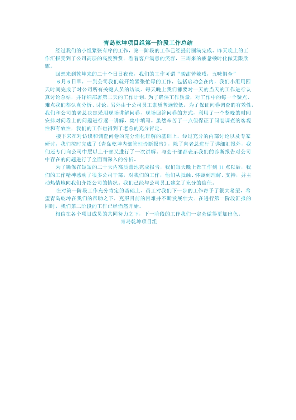 青岛乾坤项目小组工作总结.doc_第1页