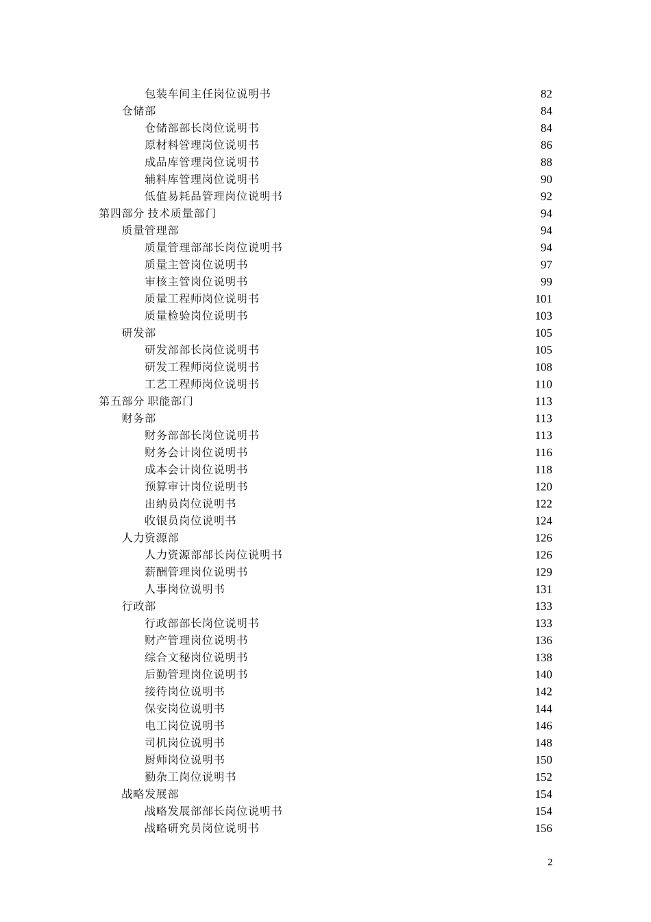 乾坤木业有限公司  岗位说明书综合部分.doc_第2页