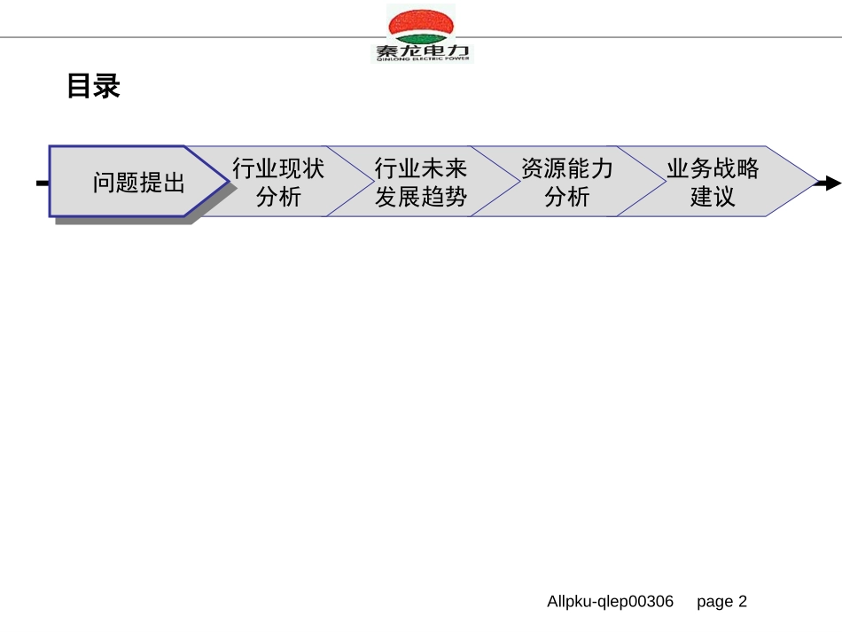 秦龙电力股份有限公司电力行业业务战略报告.ppt_第2页