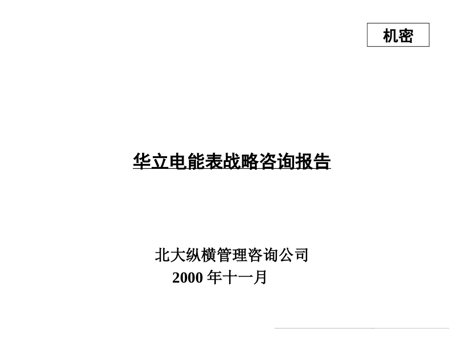 电能表国内战略建议.PPT_第1页