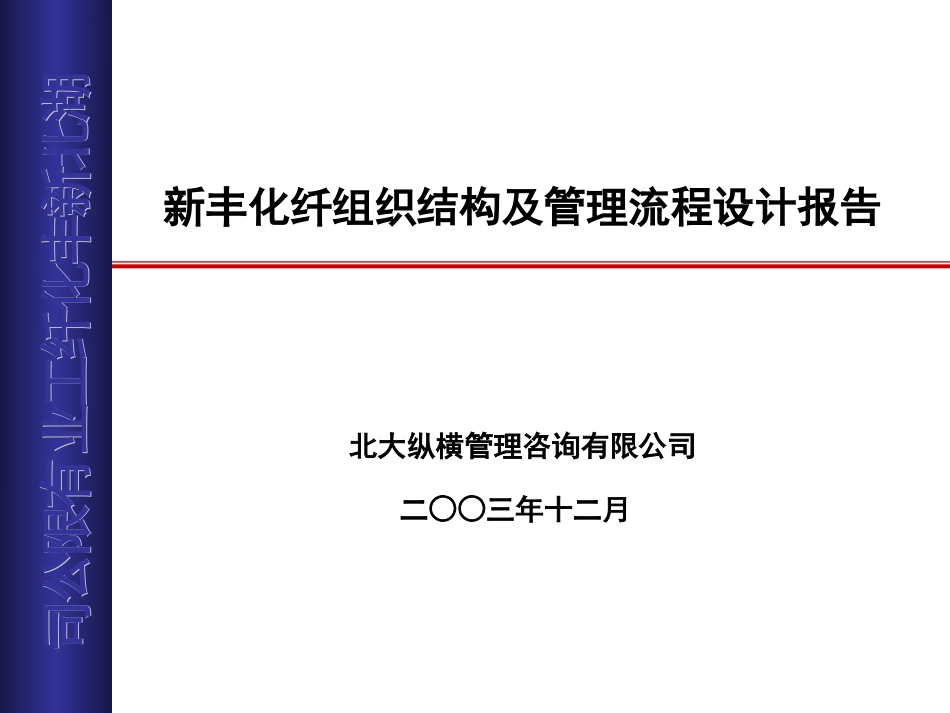 新丰化纤组织结构设计报告.ppt_第1页