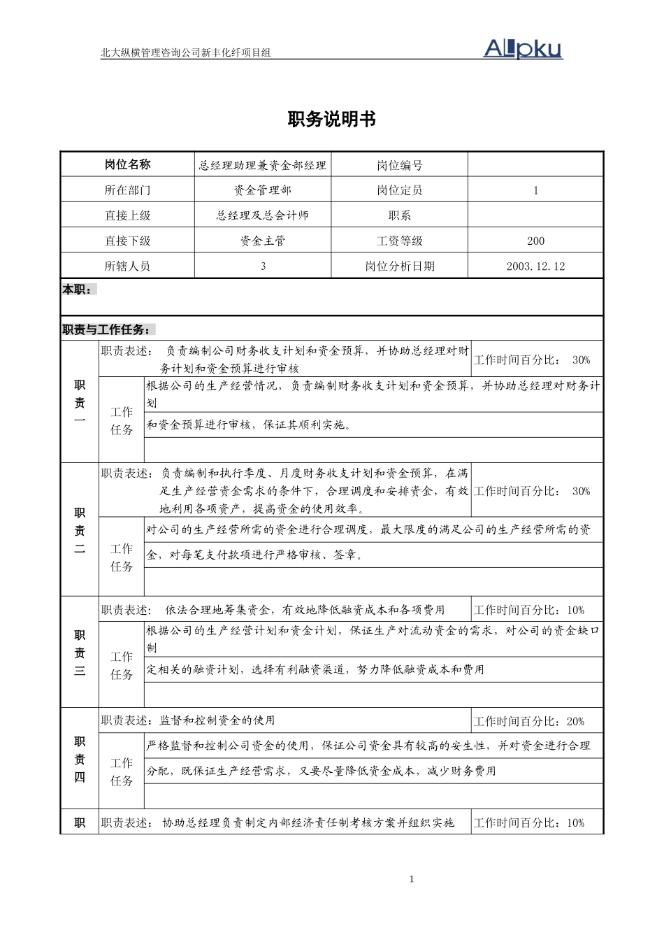 资金管理部经理.doc_第1页