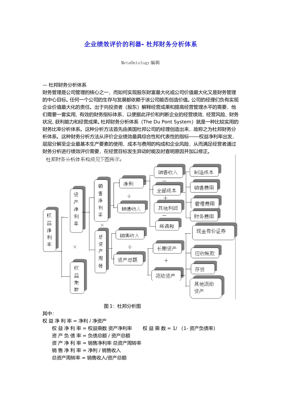 杜邦财务分析体系.doc_第1页