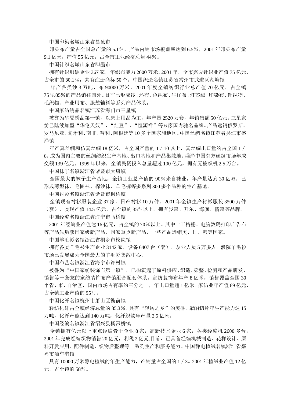 中国纺织.服装名城概况.doc_第2页