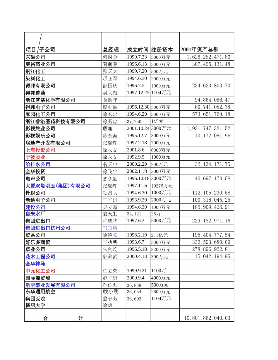 子公司财务状况.xls_第1页