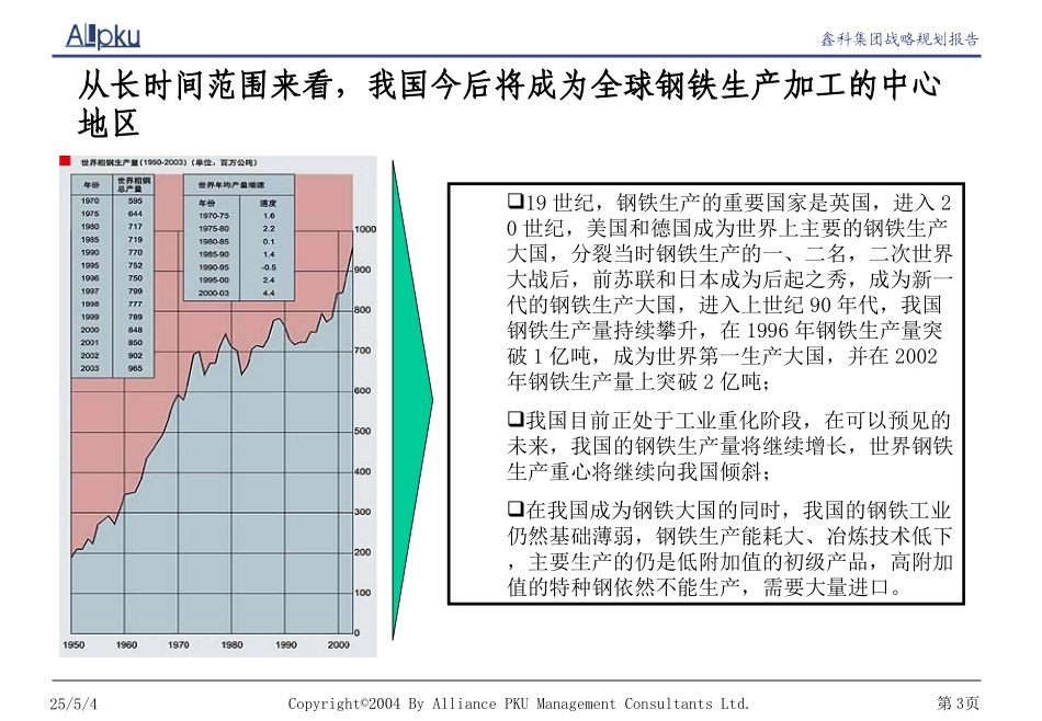 鑫科集团新兴业务（钢铁）战略报告.ppt_第3页