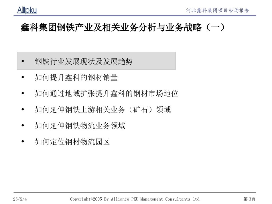 鑫科集团业务分析与业务战略报告.ppt_第3页