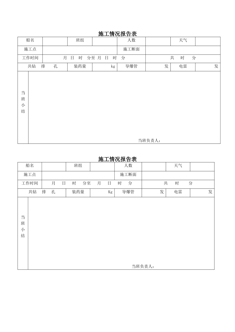 施工情况报告表.doc_第1页
