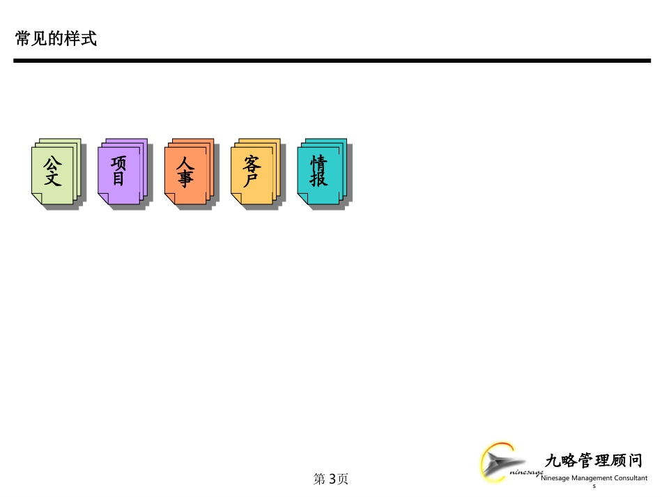 九略文字报告模板-常见格式新增加.ppt_第3页