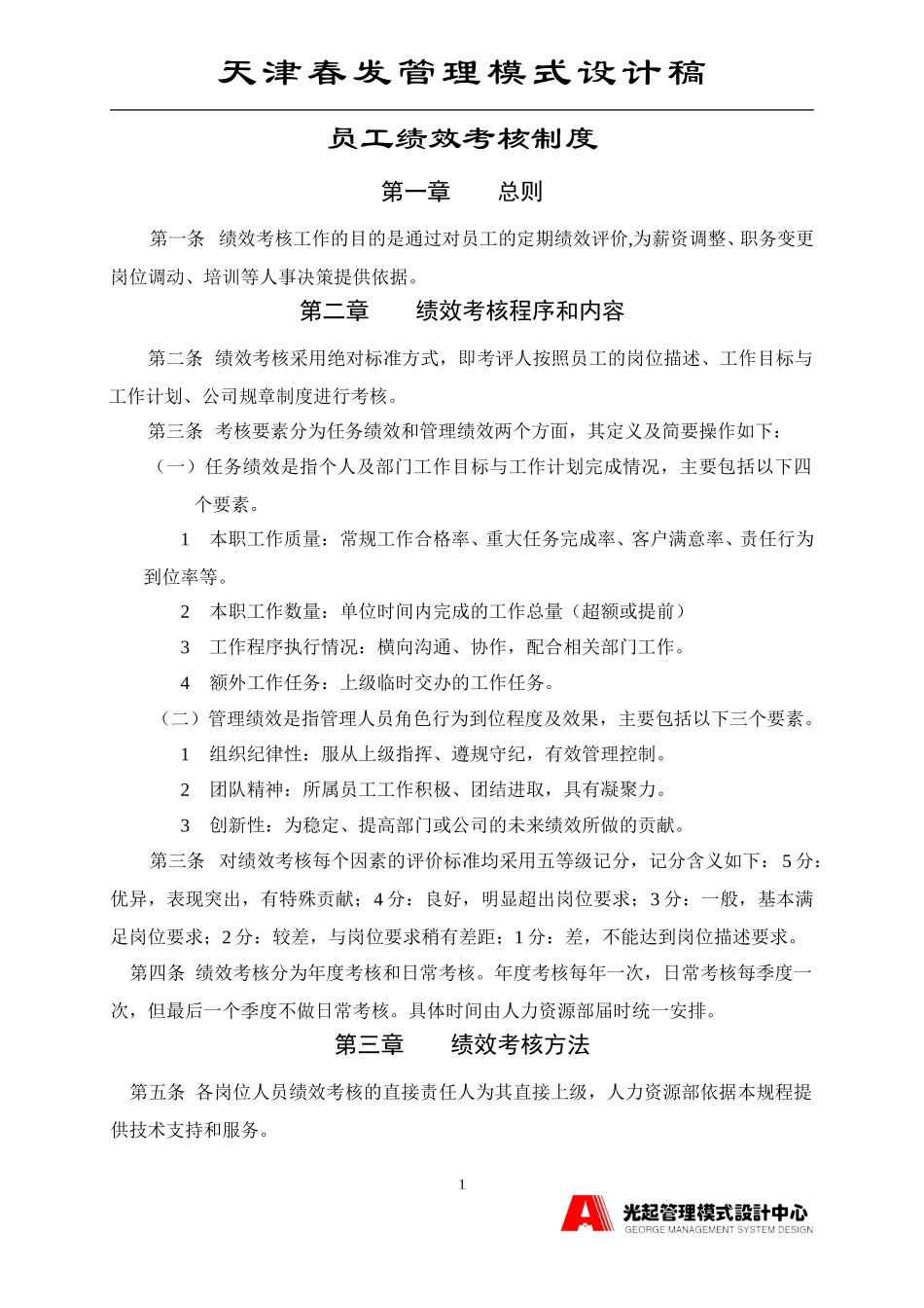 员工手册之考核规程.DOC_第1页