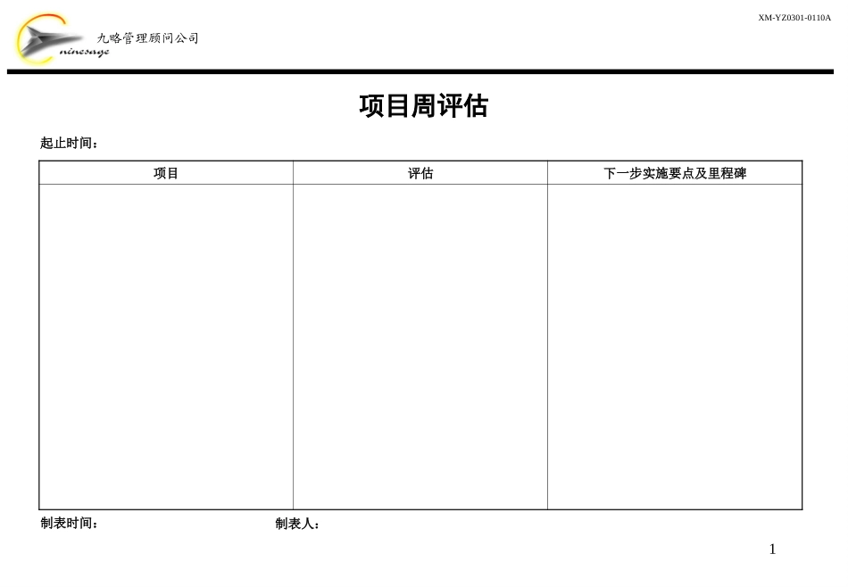 项目周评估.ppt_第1页