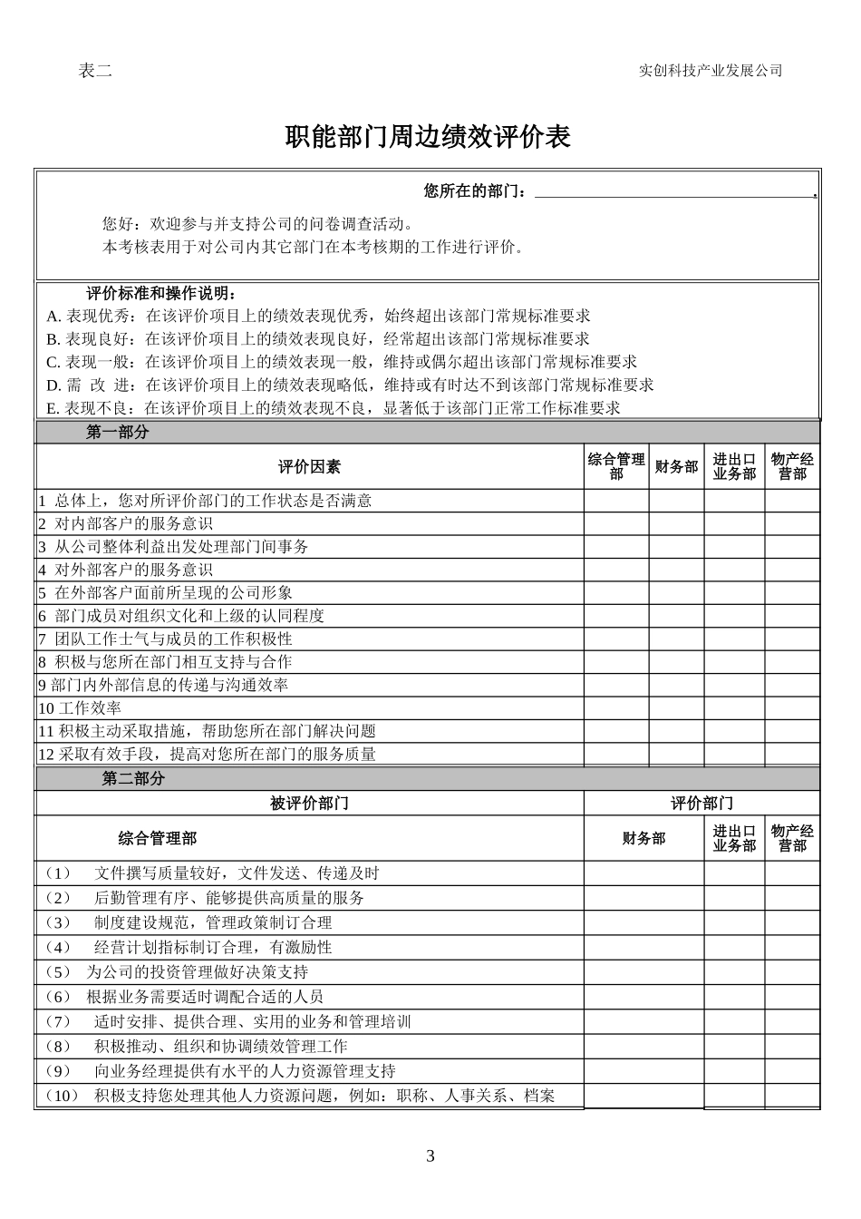 绩效管理表格.xls_第3页