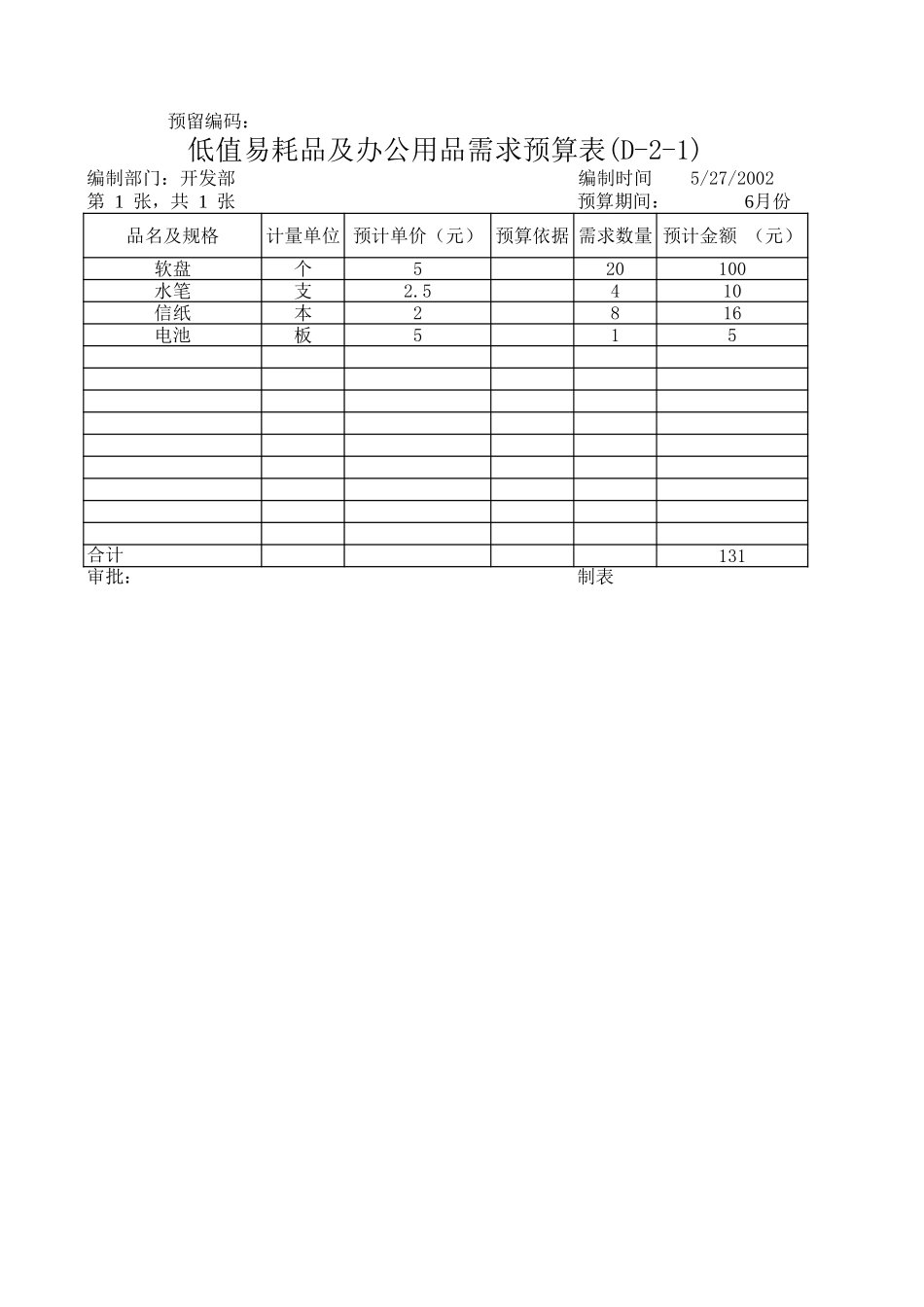 研究院预算（6月份）.xls_第3页