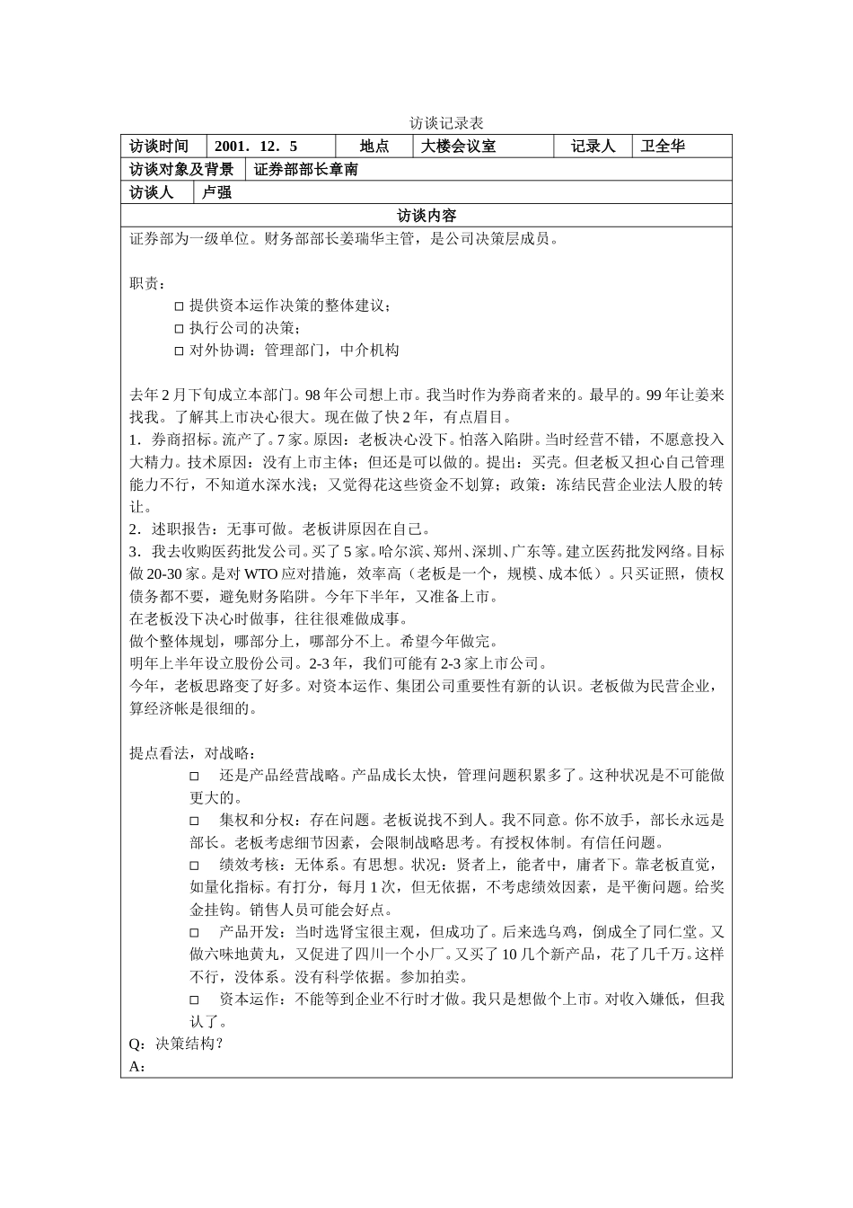 访谈记录表-章南.doc_第1页