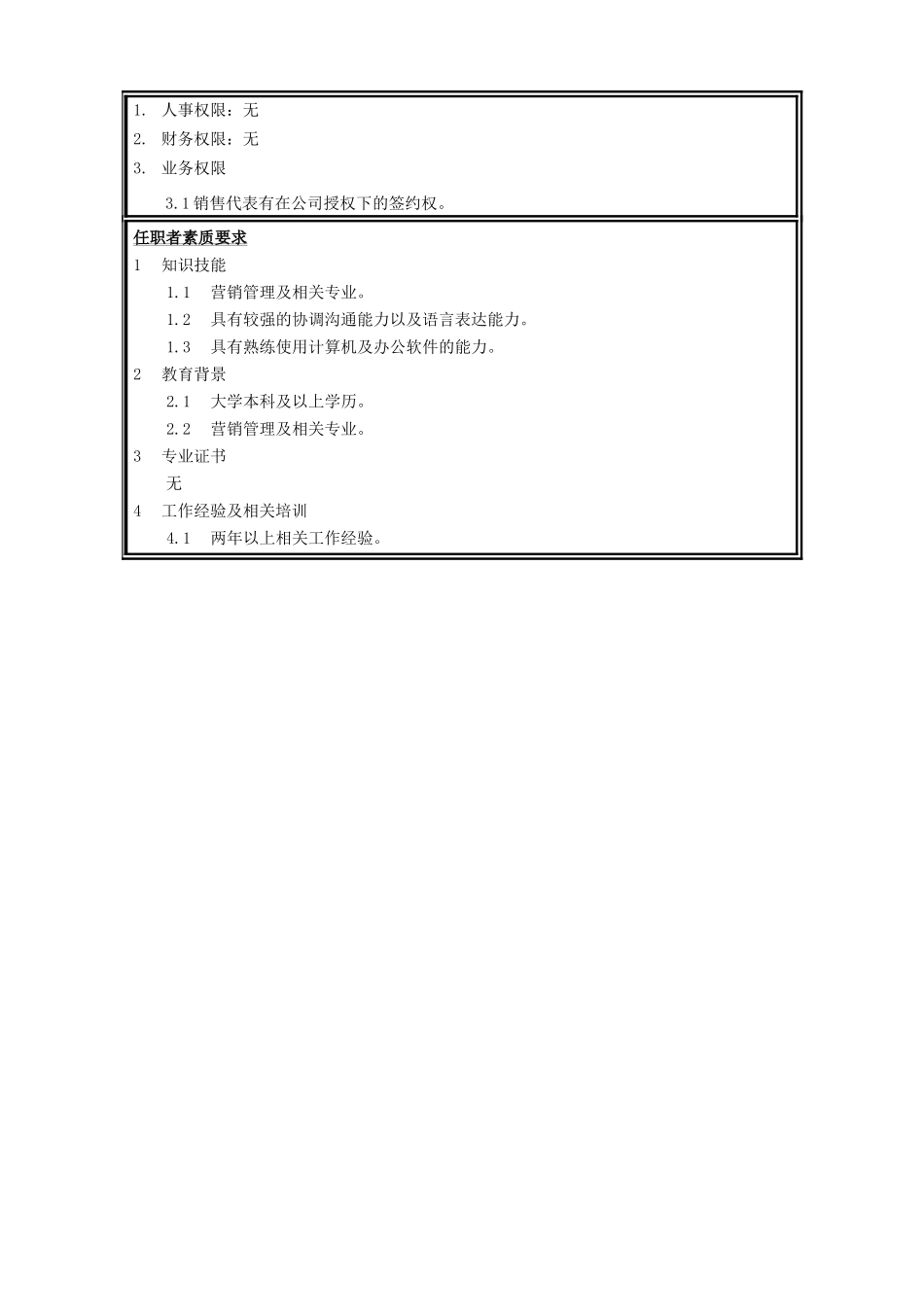 销售代表职位说明书.doc_第2页