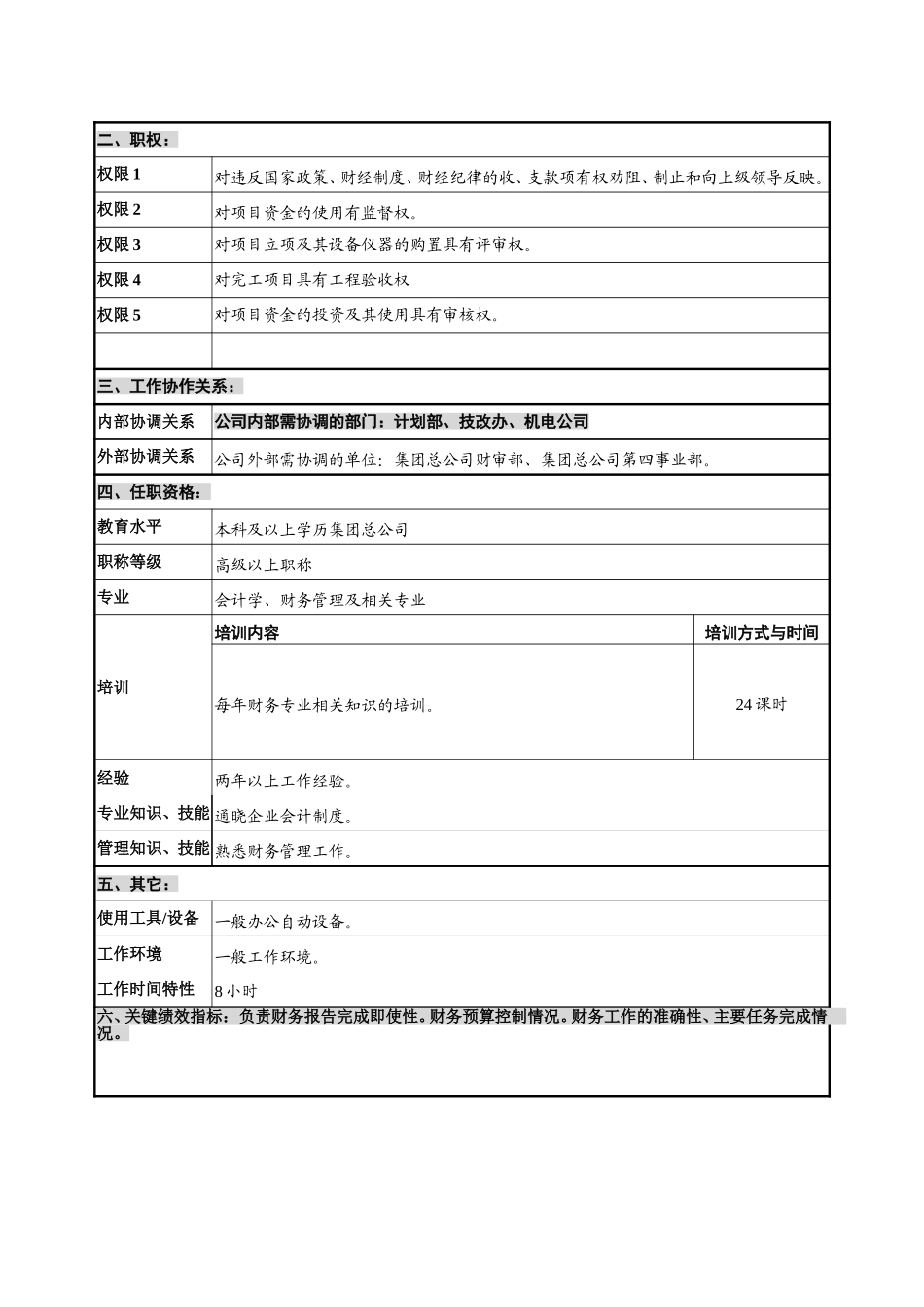 职位说明书-基建.doc_第2页