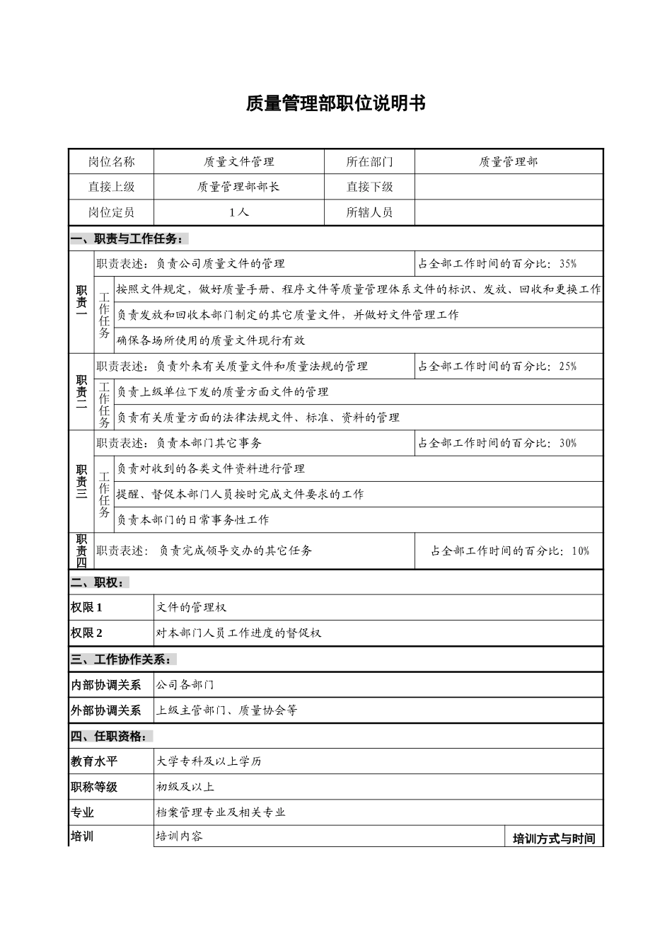 质量文件管理岗.doc_第1页