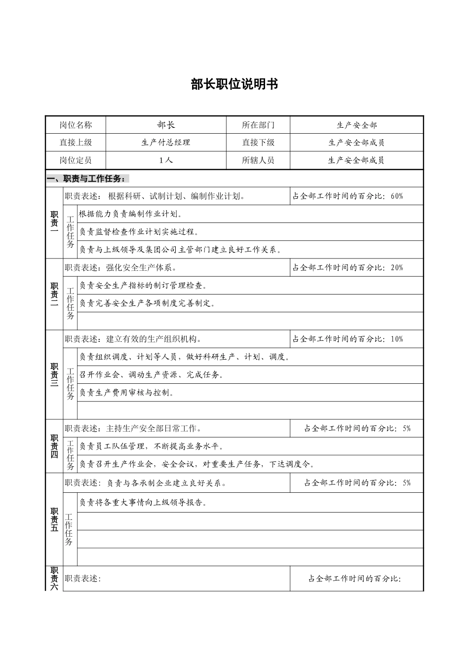 生产安全部-部长.doc_第1页