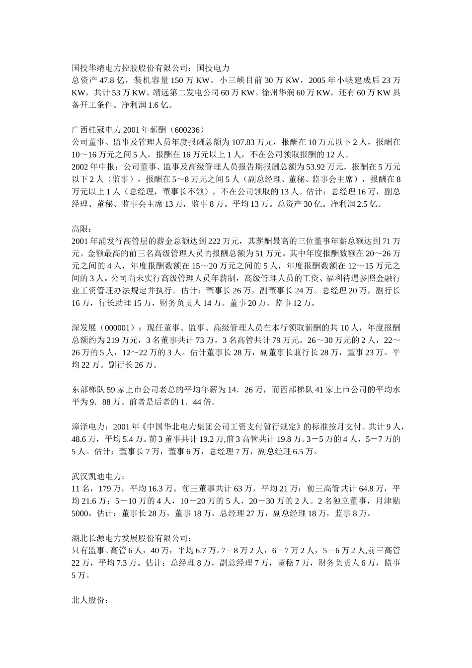 2001年上市公司薪酬-整理.doc_第1页