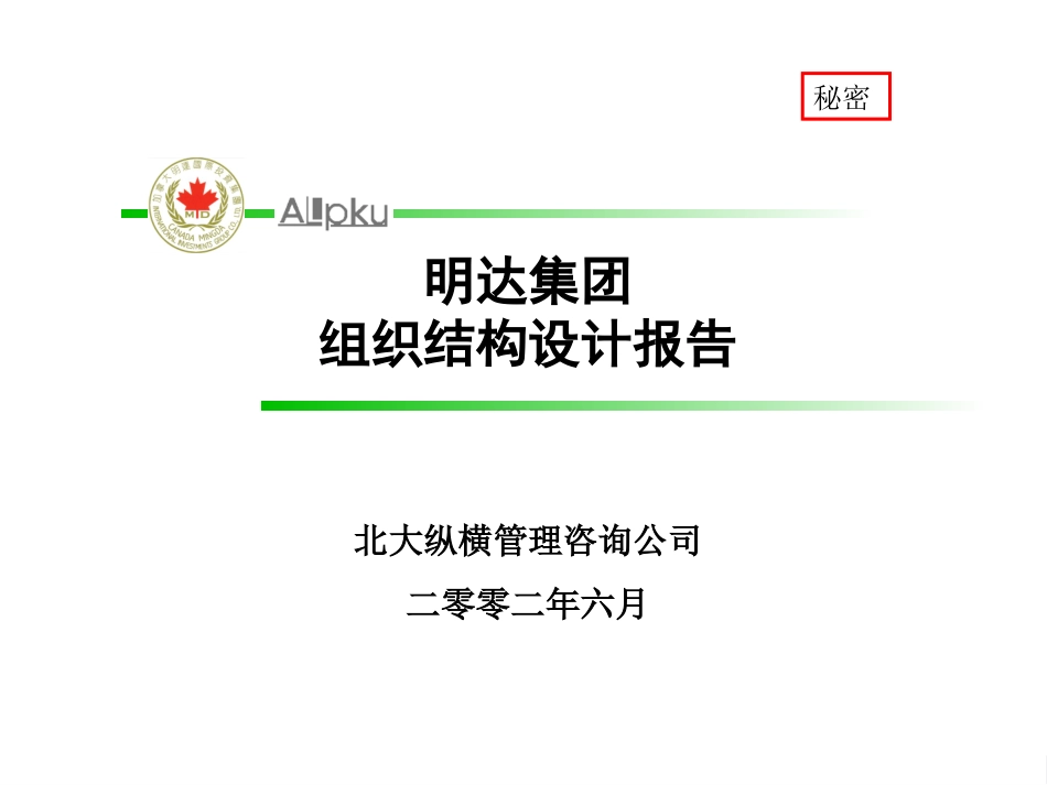 明达集团组织结构设计报告－终.ppt_第1页