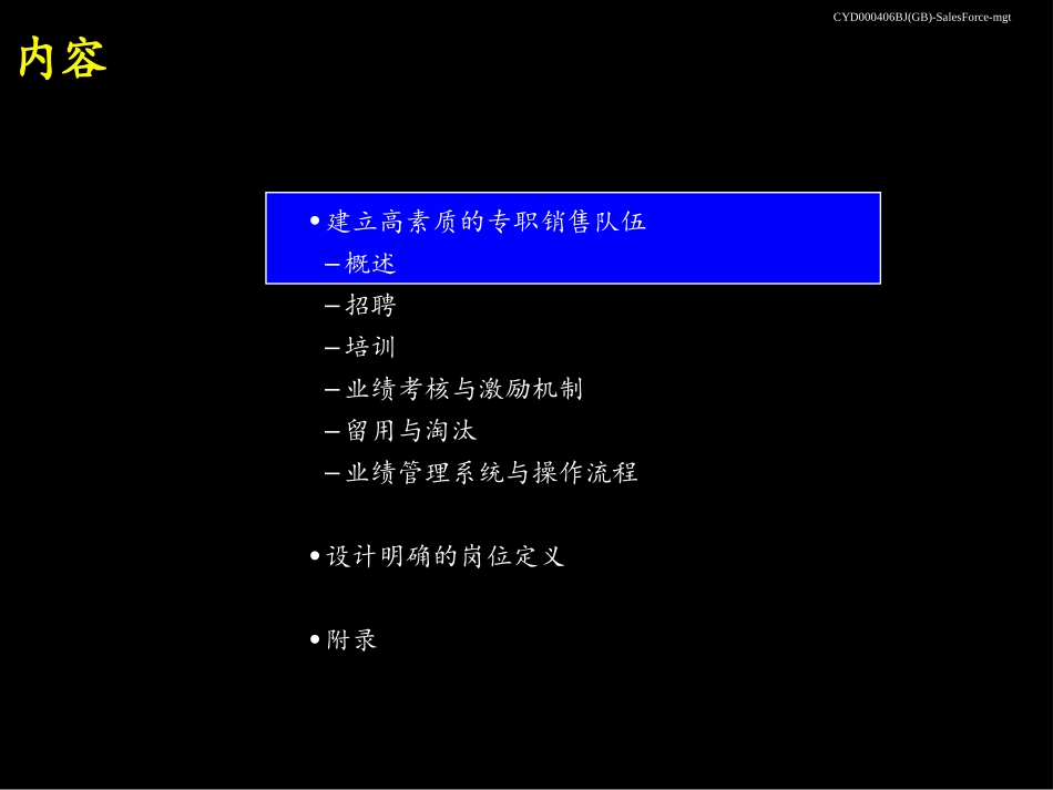 专职销售队伍管理手册-SalesForce-mgt.ppt_第3页