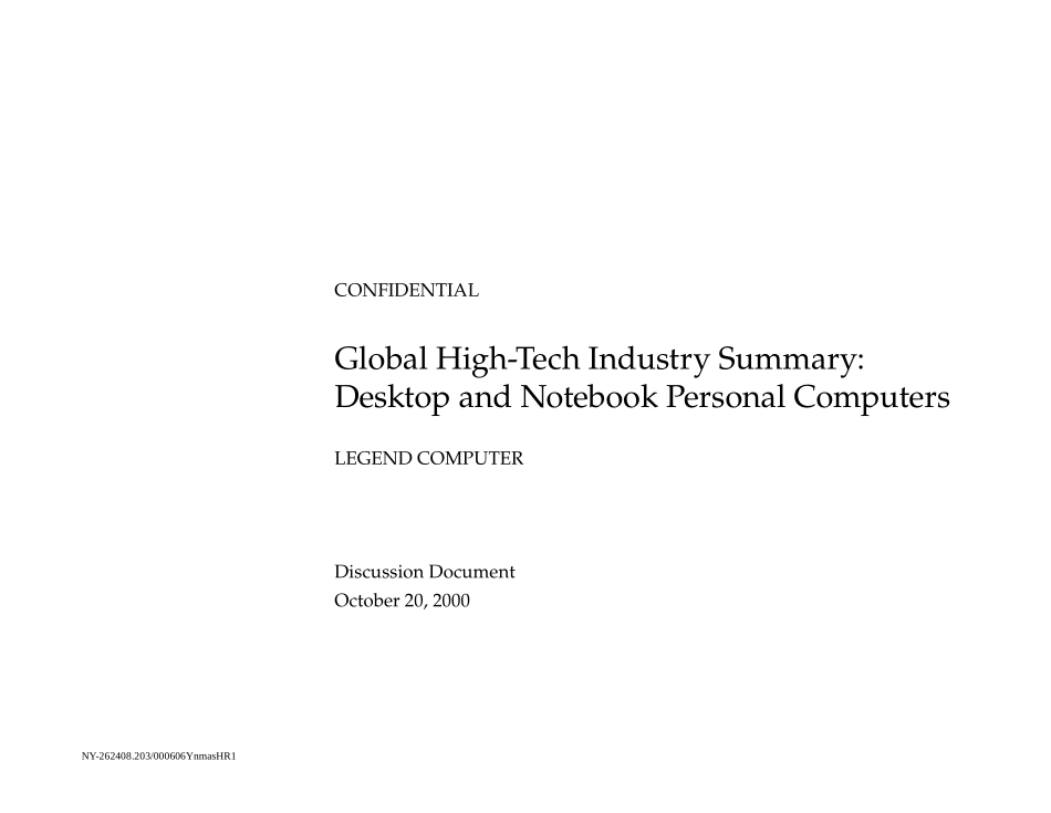 Hardware Global Summary - PC Notebook.ppt_第1页