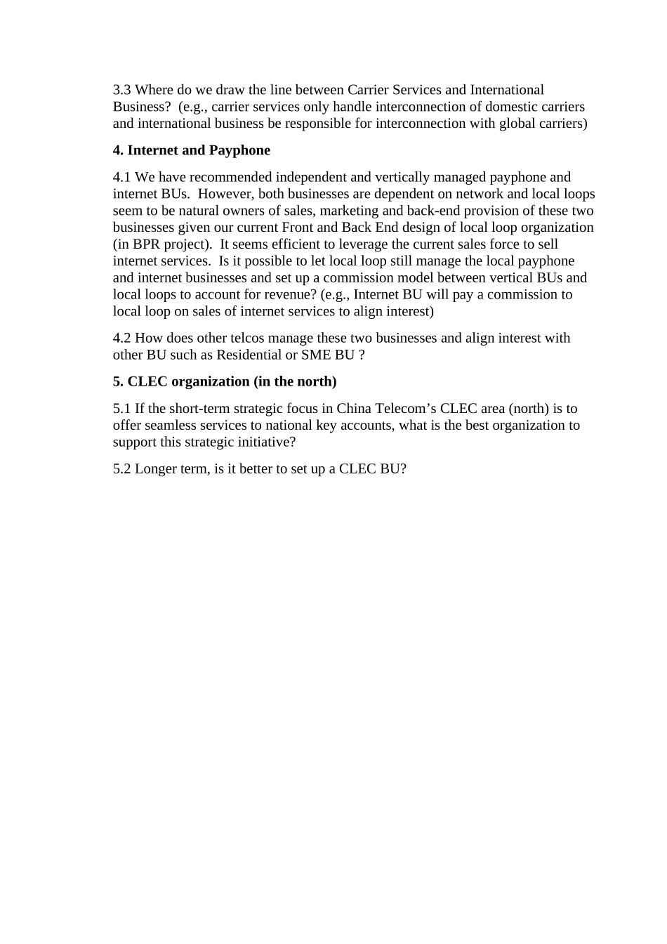 Key Issues For China Telecom Org Design.doc_第2页