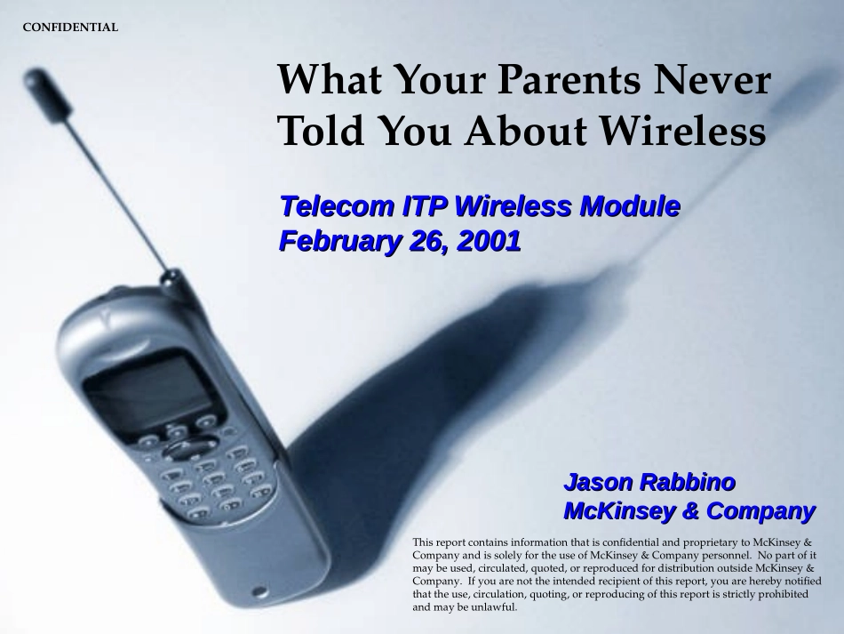 Rabbino - Mobile Wireless.ppt_第1页