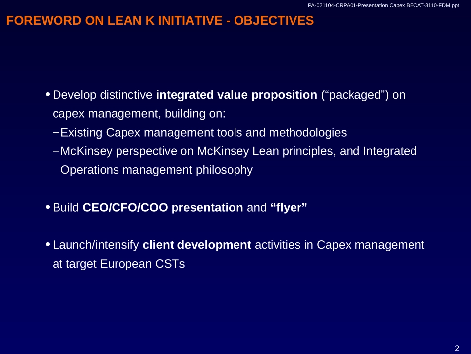 Managing Capital expenditures as the First source of waste.ppt_第2页