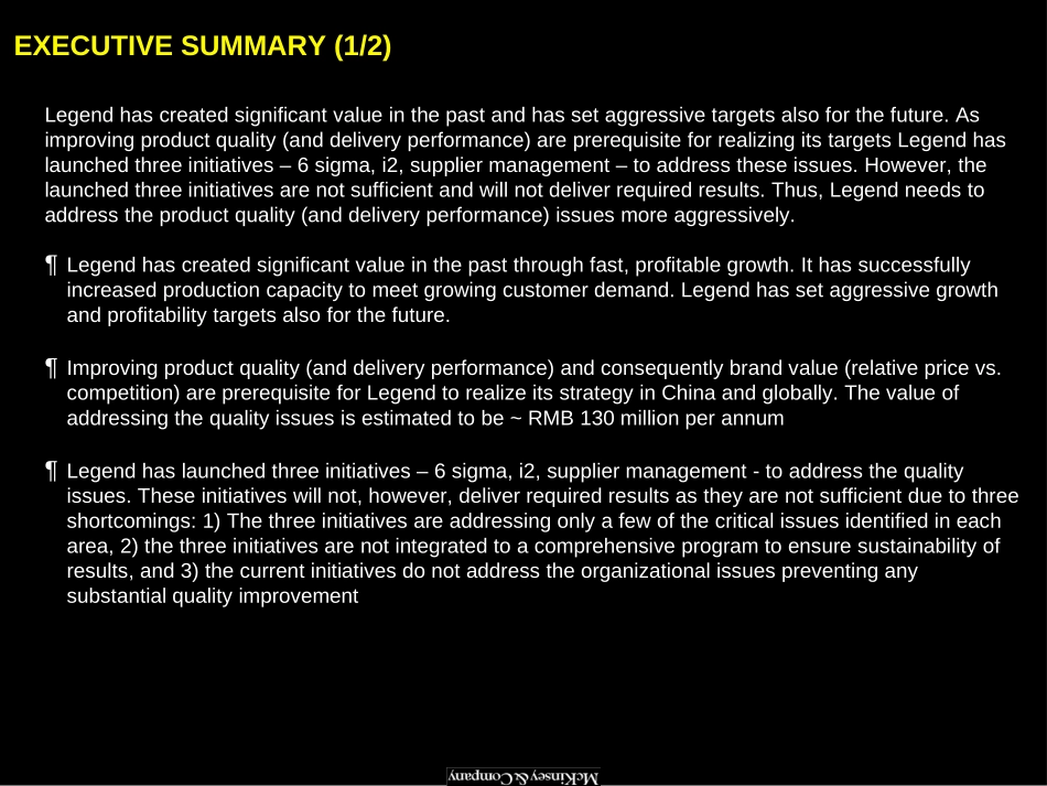 Improving Product Quality and Delivery Performance to Enable Profitable Growth.ppt_第2页