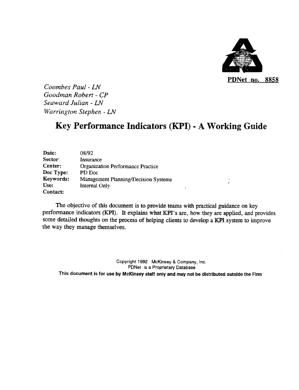 KeyPerformance Indicators (KPI) -AWorking Guide.PDF_第1页