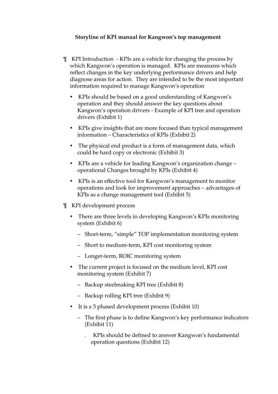 Storyline of KPI manual.doc_第1页