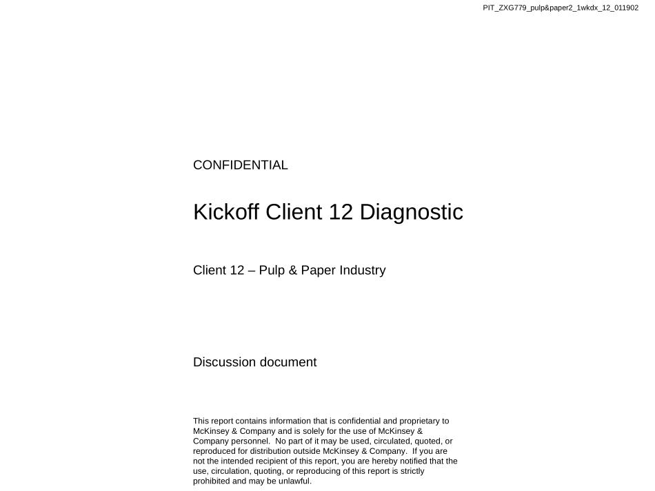 Kickoff Client 12 Diagnostic.ppt_第1页