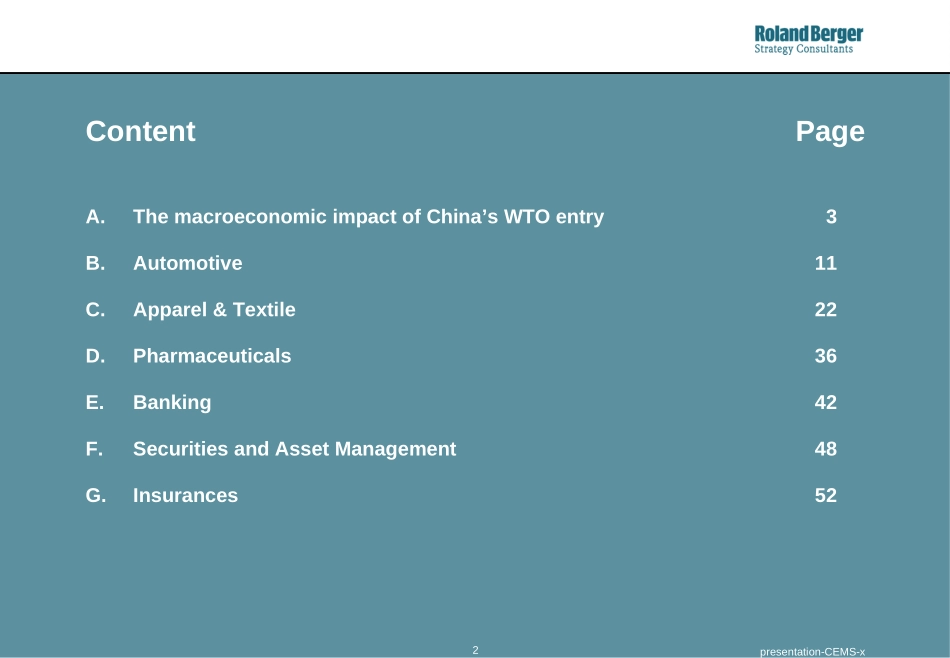 Strategic Impact of Chinas entry into the WTO On Chinese and Foreign Companies.ppt_第2页