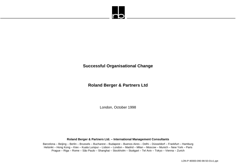 Successful Organisational Changev1.PPT_第1页