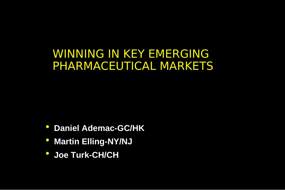 winning in parmacitical market.ppt_第1页