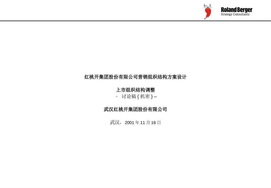 上市组织结构调整WorkshopI-final-01-11-15.ppt_第1页