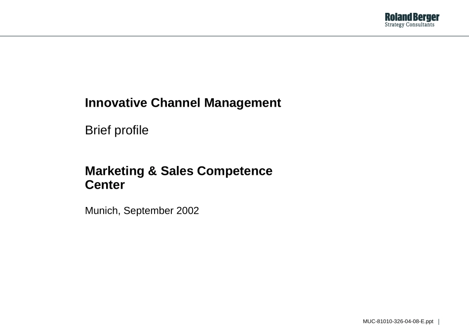 Approach_Innovative_channel_management_(NEW).ppt_第1页