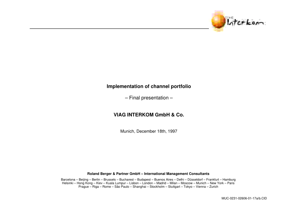Implementation of Channel Portfolio_Interkom_final presentation.pdf_第1页