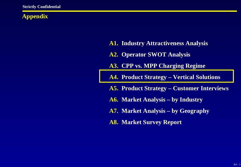 A4. Product Strategy – Vertical Solutions - E.ppt_第1页
