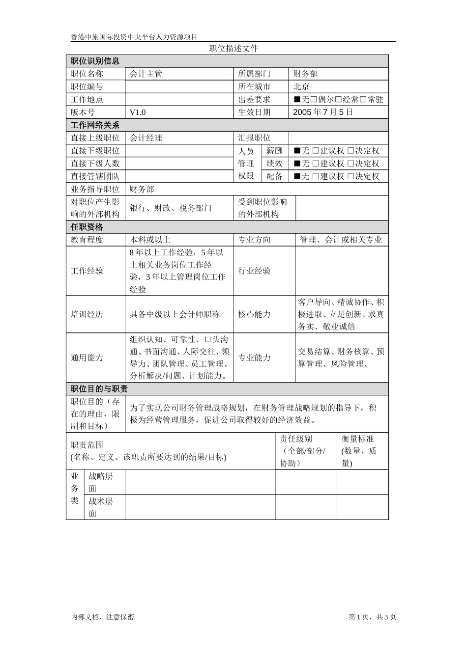 July 5-北京－会计主管.doc_第1页